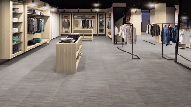 TARKETT ART VINYL - виниловая плитка ПВХ FABRIC фото интерьер