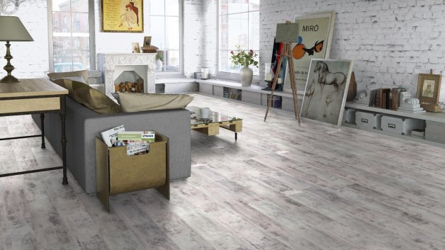 TARKETT ART VINYL - виниловая плитка ПВХ MISTY фото интерьер